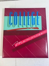 Vintage Hallmark College Memories Scrapbook and Photo Album, 1984, Never Used