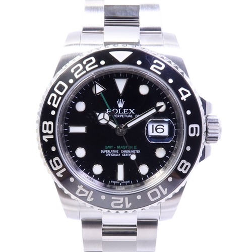 ROLEX GMT Master II Automatic Watch 116710LN Stainless Steel Black