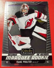 2024-25 O-Pee-Chee Platinum Isaac Poulter #240 RC Marquee Rookie Devils