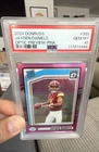2024 Panini Donruss - Rated Rookie Jayden Daniels #389 Optic Preview Pink Prizm