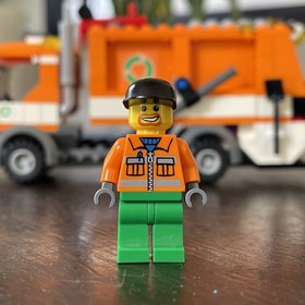 LEGO City #7991: Recycle Truck & Minifigure | Sold As Picture | Free Shipping!!!