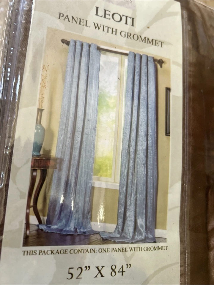 Victoria Classics Leoti Grommet Panel, Taupe, 52” x 84" - Image 3 of 4