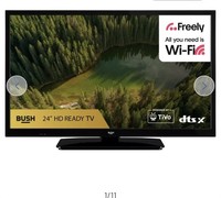 Bush 24 Inch 24HT25CB Smart HD Ready HDR LED Freely TV WiFi Netflix YouTube