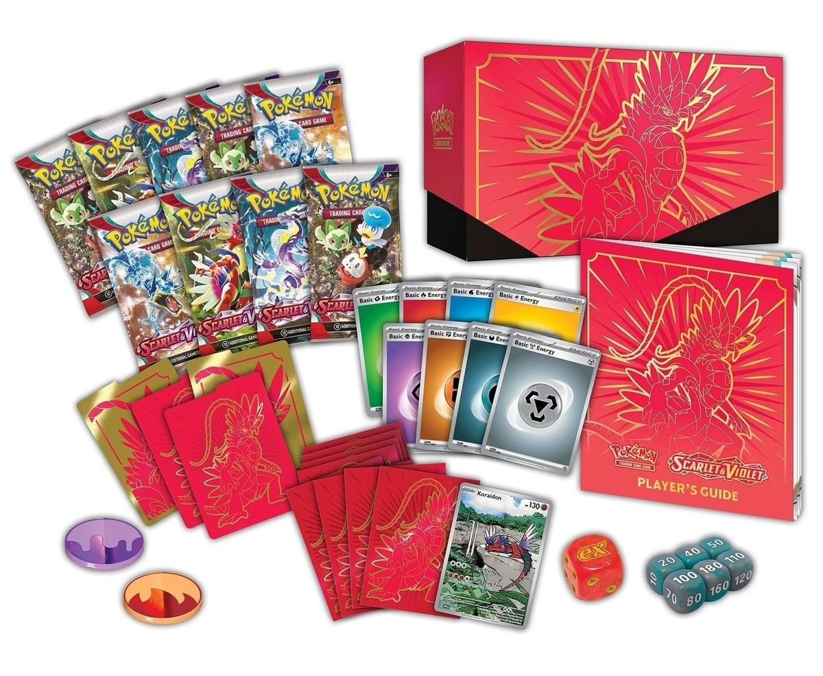 Pokémon TCG: Scarlet and Violet Elite Trainer Box - Koraidon Red