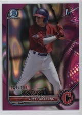 2022 Bowman Chrome Prospects Fuchsia Lava Refractor 164/199 Jose Pastrano 02l6
