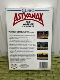 Astyanax NES CIB Complete w Box Manual Nintendo Jaleco Vintage Untested