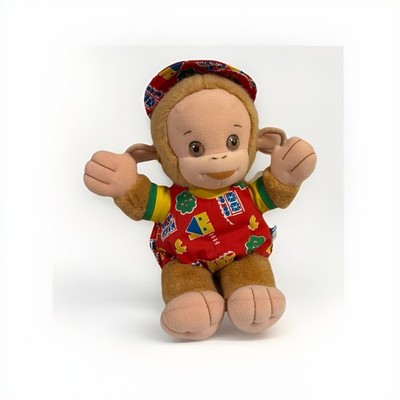 Playskool Plush Monkey Loves Ears Spin and Makes Noise Vintage Toy from 1991 18 