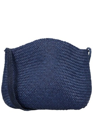 Dragon Diffusion Santa Marta Leather Crossbody Women's Blue