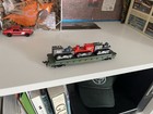 TYCO Western Maryland Skid Flat Car 2475 with 3 Tractors / Bulldozers #351A:300 — photo 3
