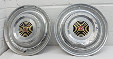 Pair Of Original 1958 Buick 15-inch Chrome Wheel Covers.