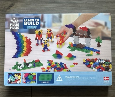 Plus Plus Learn to Build Basic 400 Piece Building Set #05005 New Sealed STEM Toy
