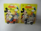 Matchbox Lesney Disney Donald Duck's Beach Buggy & Police Jeep, blistercards