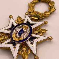 Medaille Orden Karl III Spanien Monarchie