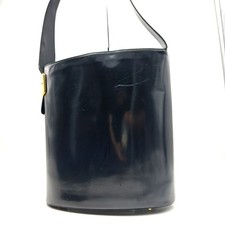 Gucci Bucket-style Tote Bag Black Patent Leather Freestanding Shoulder-carry