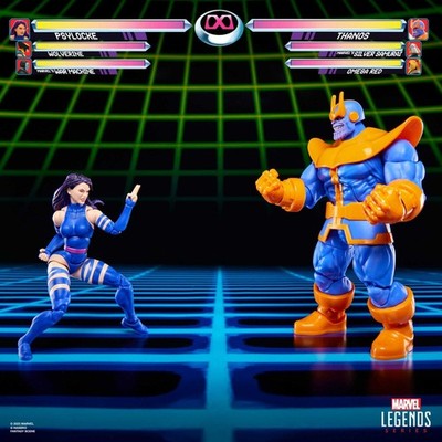 Marvel Legends Psylocke und Thanos FIgur - Gamerverse 2-Pack