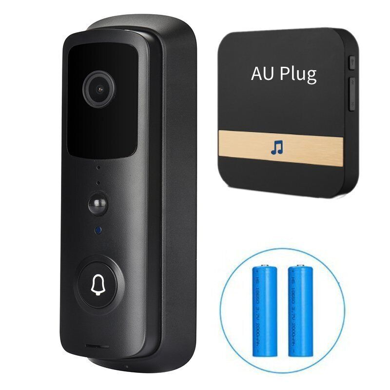 Wireless WiFi Video Doorbell Chime Kit Phone Security Door