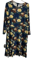 Just Fab Women’s Blue Floral Dress Size 2X
