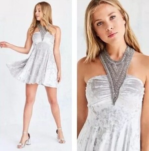 urban outfitters silver dress