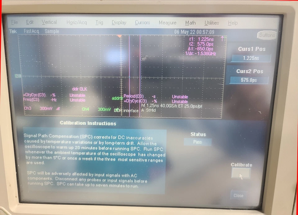 Tektronix TDS 7404 Digital Phosphor Oscilloscope 4Ghz 20GS/s - Image 3 of 4