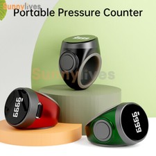 Digital Finger Ring Counter Tasbee Electronic Hand Tally Counter w/Power Display
