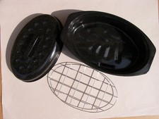 Cuiseur cuit saveur plat à rotir four rotissoire cocotte émaillé roaster vapeur