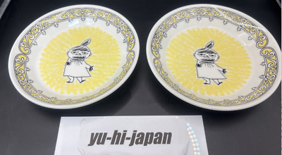 ARABIA Moomin Scope 25th Anniversary Limited Opera Plate Little My 2er Set Neu