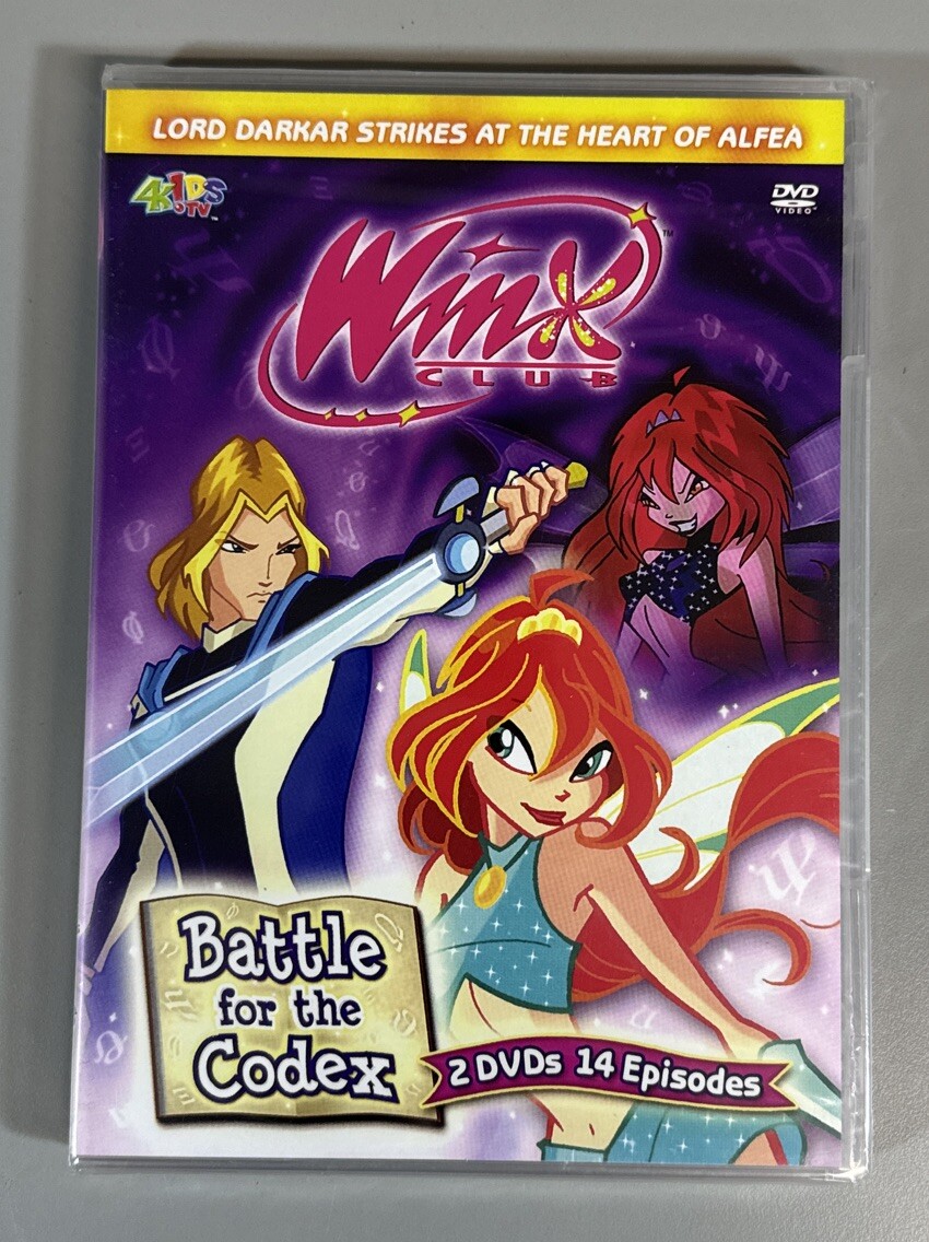 Winx Club Battle for the Codex Season 2, Vol. 2 DVD, Brand new