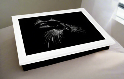 Lap Tray for Eating Black Magic Cat Laptop Tray for Bed Laptrays for TV Dinner