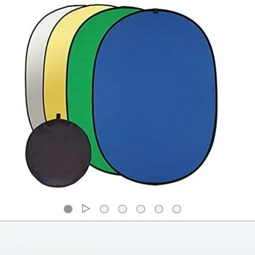 GSKAIWEN 4 in 1 Photography Backdrop Light Reflector Chromakey