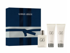 Acqua di Gio by Giorgio Armani EDT Set for Men 1.7oz 3pc New Gift Box