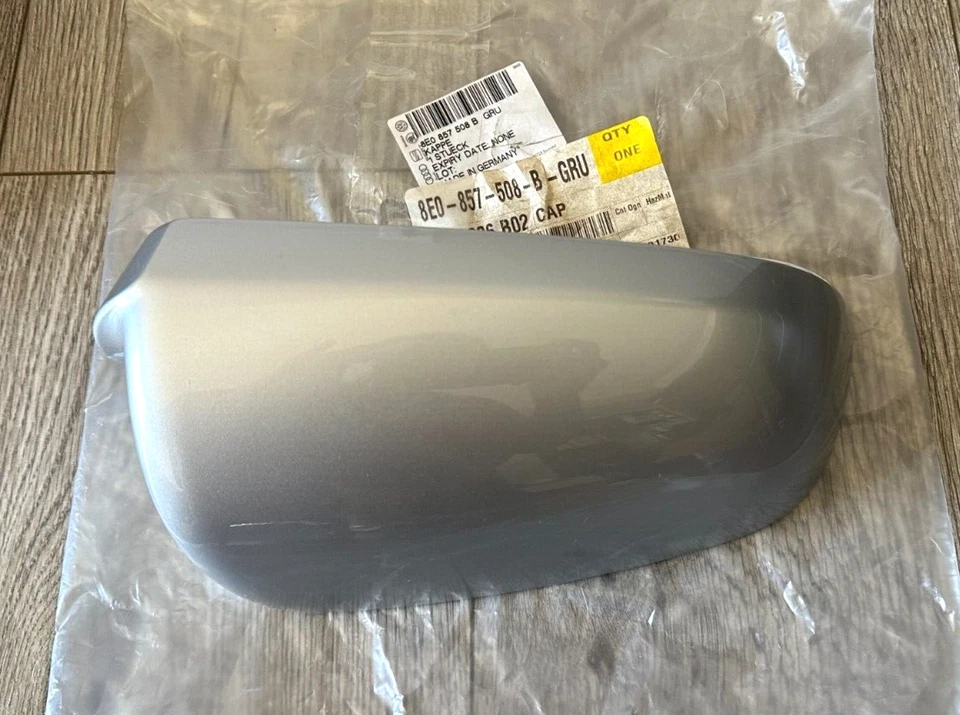 NUEVO | CUBIERTA ESPEJO RETROVISOR DERECHO AUDI A4 A6 2005-2008, 8E0857508BGRU, ORIGINAL OEM Foto 4 de 4