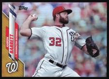 2020 Topps Aaron Barrett #670 Gold Foil Washington Nationals