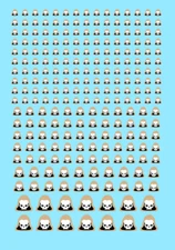 Warhammer 40k  Dark Angels Cowled Wardens Chapter custom transfer Sheet A5