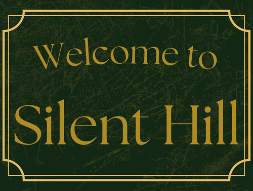 Welcome To Silent Hill Video Game Man Cave 9" x 12" Metal Sign - Picture 2 of 4