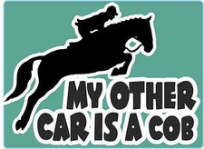 Horsebox Decal "My Other Car is a COB" Window Decal Bumper Car Sticker