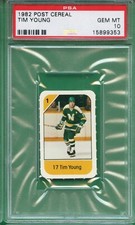 1982 POST CEREAL #17 TIM YOUNG PSA 10 GEM MINT POP 4