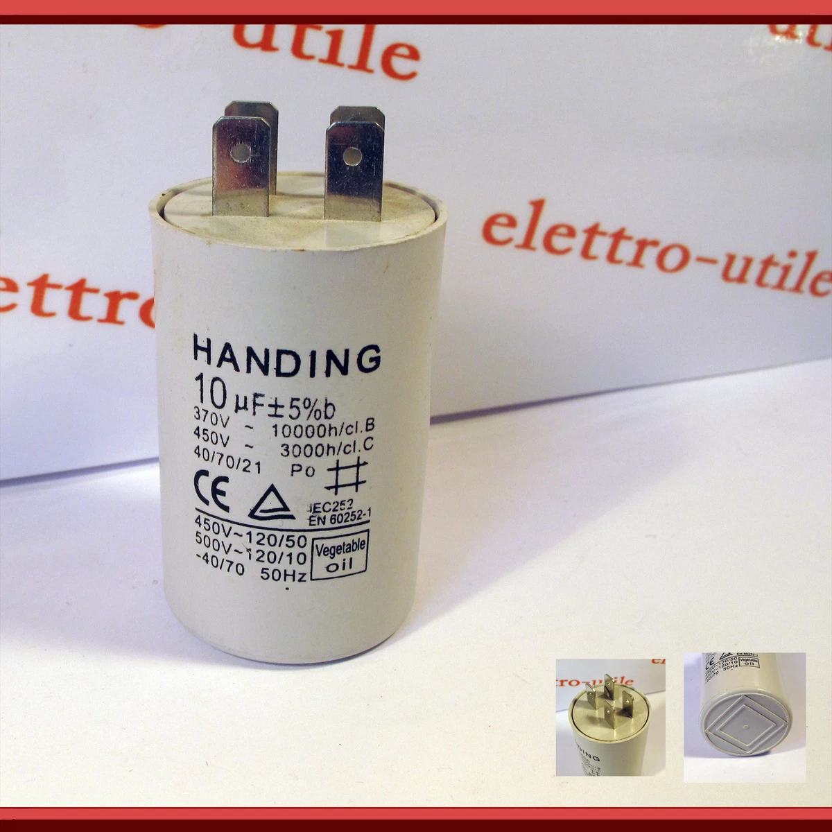 Ampia Disponibilit&agrave; Di Condensatori Per Avvio Motori, Spunto , Impiego