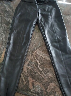 Pavement Faux Leather pants.. girls 