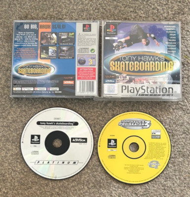Tony Hawk Pro Skater 1 (OVP) & 3 (nur Disc) Playstation PS1 getestet Bundle