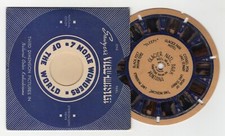 Glacier Nat'l Park Montana 1939 Blue Ring Front / Blue Back View-Master Reel 47