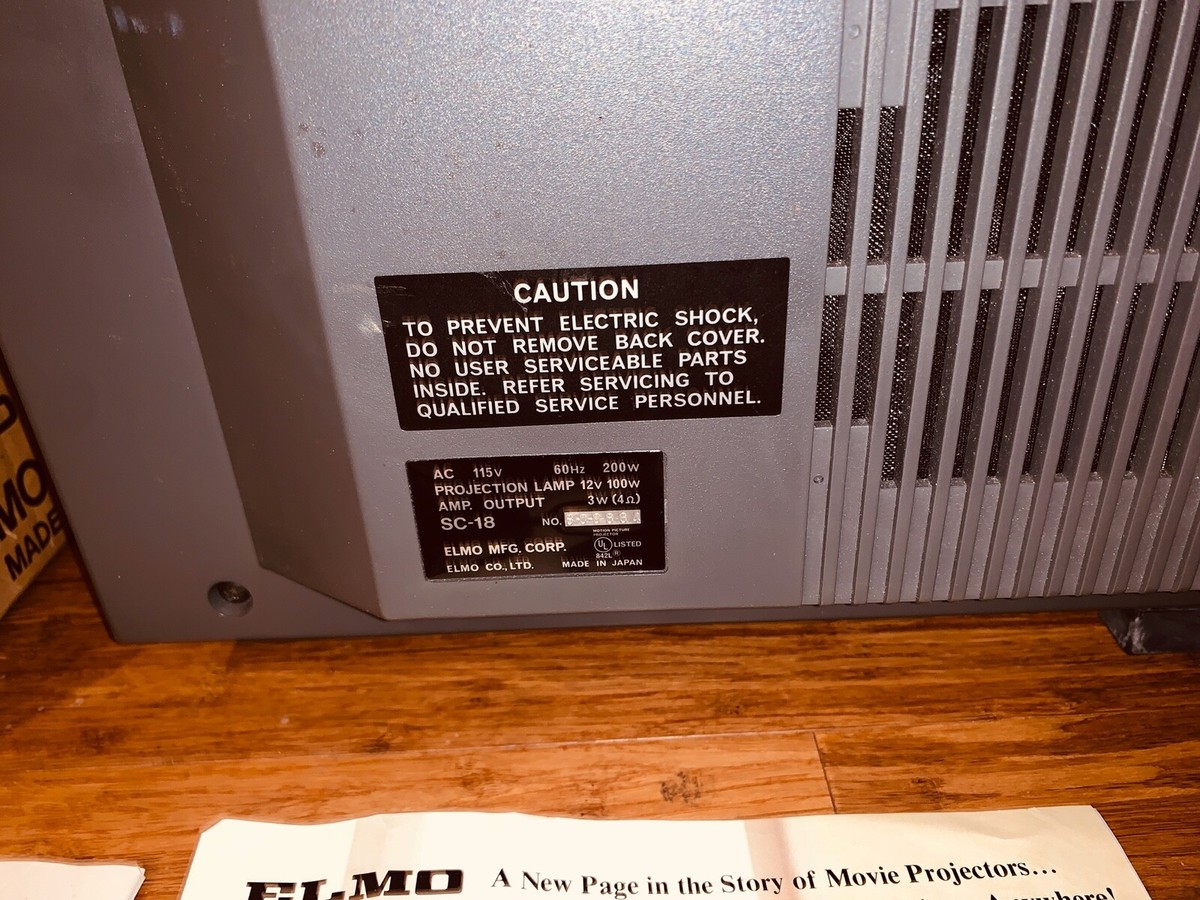 Film Projectors, Elmo Sound HiVision SC-18 | eBay