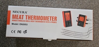 Wireless Meat Thermometer for Grilling Smoking BBQ- Secura EN2053