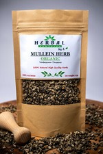 Mullein Leaf Tea Verbascum Cut Dried Herb Dziewanna ORGANIC Cough Bronchitis
