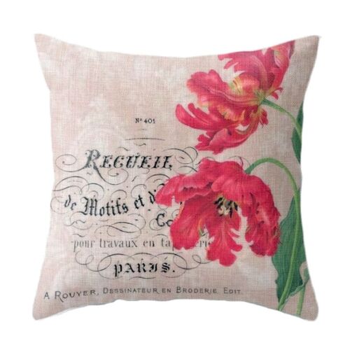 Lovely Cute Butterflies Cotton Linen Pillow Case Sofa Cushion Cover Home Decor - Picture 8 of 22