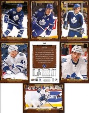 2015-16 UD Upper Deck Portfolio Toronto Maple Leafs Basic Team Set (7)