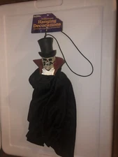 VTG PMG The Paper Magic Group Halloween Hanging Skeleton Grim Reaper NWT 2001