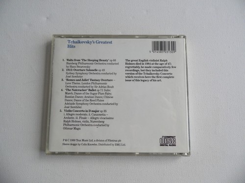 Tchaikovsky - Greatest Hits - Various Artists - CD (5). - Foto 3 di 3