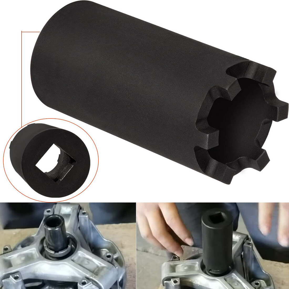 PU-50578 Clutch Spider Nut Socket Tool For Polaris 1000 900 RZR XP