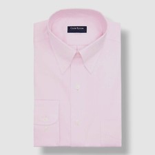 Club Room Men Regular-Fit Pink Long-Sleeve Button Dress Shirt Size 15-15.5