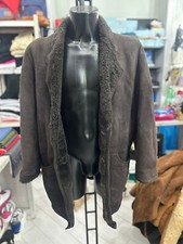 Shearling Montone Usato Uomo man Tg52 Marrone LLV637